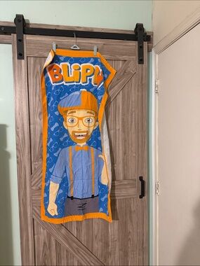 Kids Blue & Orange Swim Coverup Towel